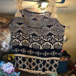 A mix of v necks and casual tops